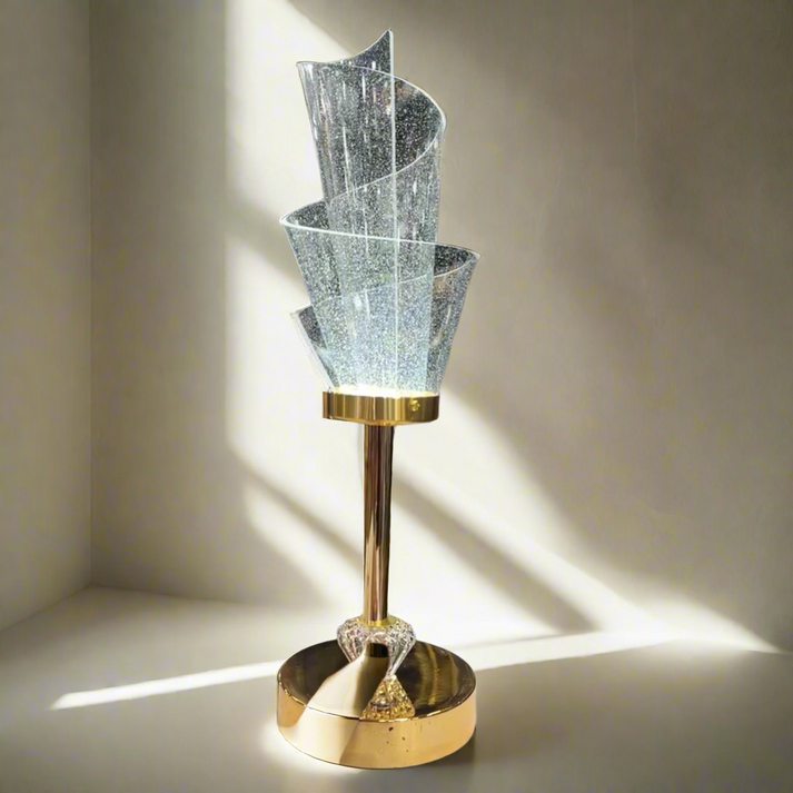Metal Touch Sensor Lamp with Three Modes of Light
