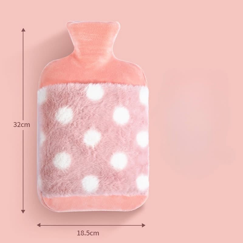 2000ml Large Capacity Plush Hot Water Bag
