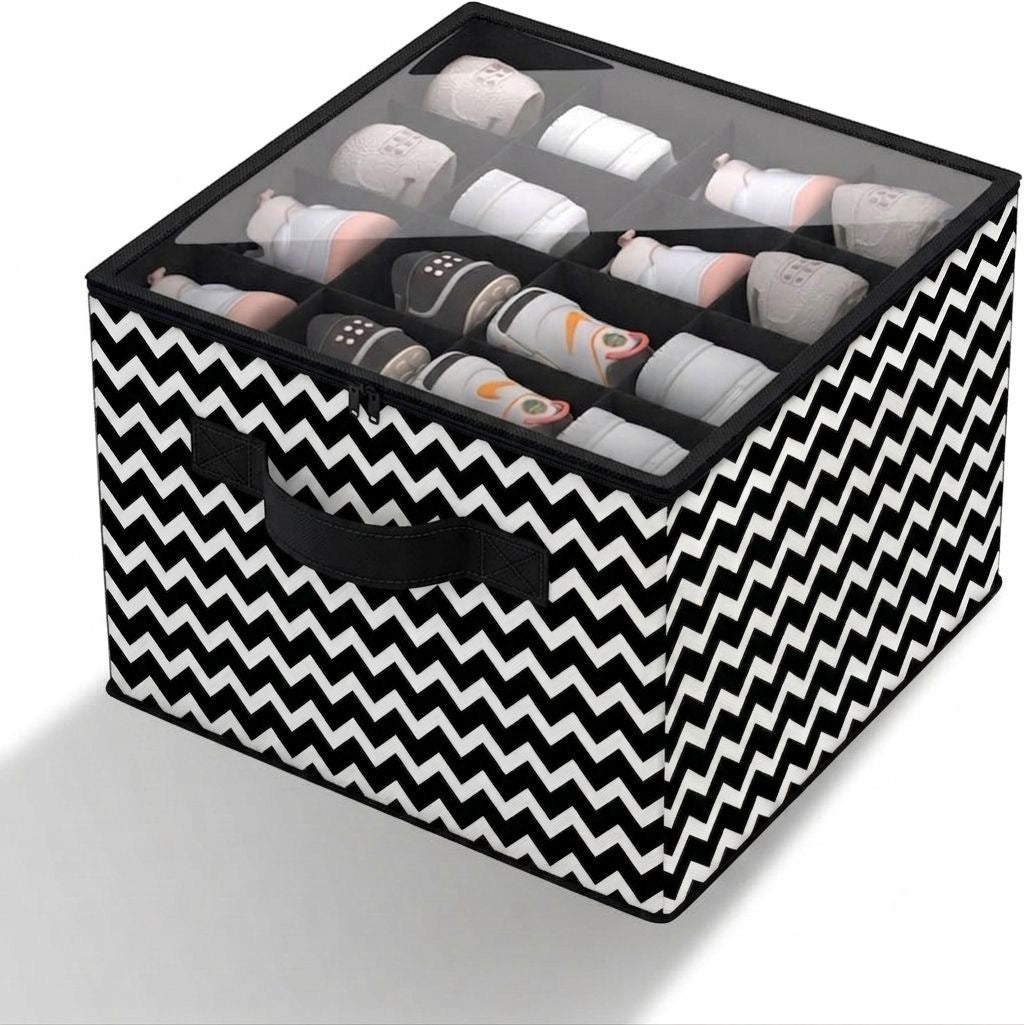 12 Compartments Dustproof Shoes Organizer Box
