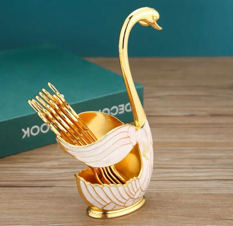 Swan Tea Spoon Set Premium Quality