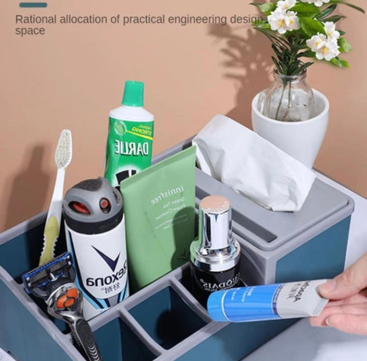 Multifunctional 2 in 1 Tissue + Storage Box
