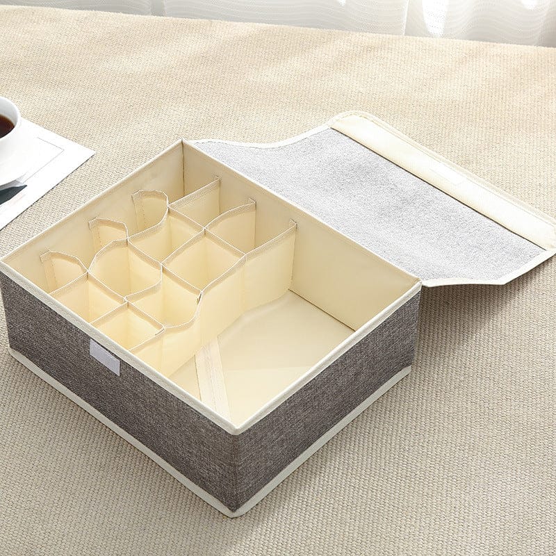 13 Grids Foldable Socks & Undergarments Organizer