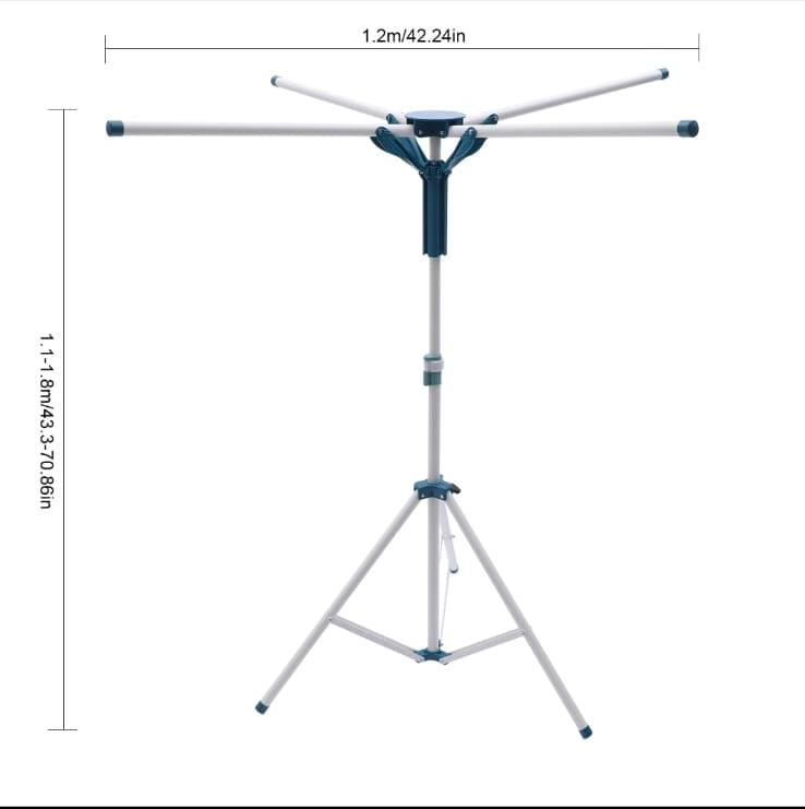 Portable Heavy Duty Drying Rack Clothing and High Adjustable Space Rack