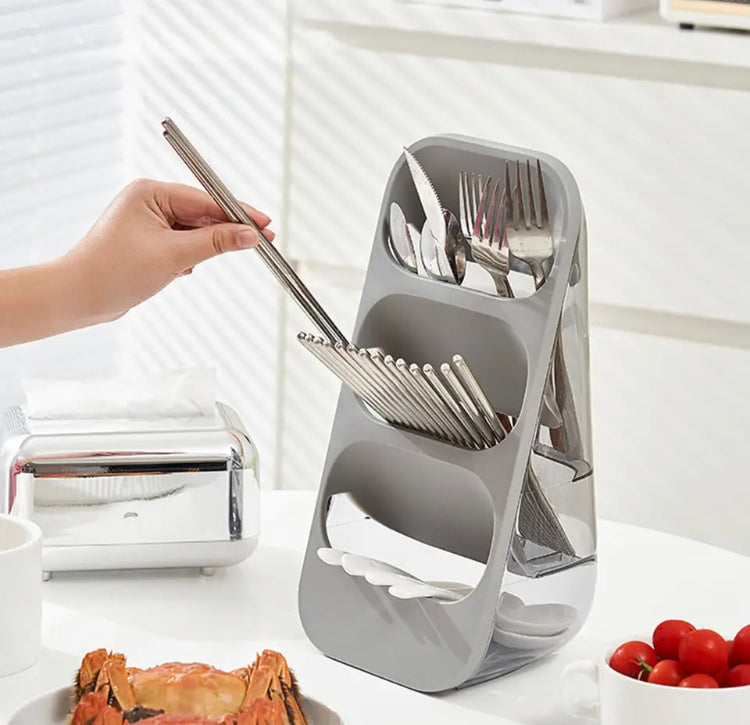3 Layer Cutlery Kitchen Organizer