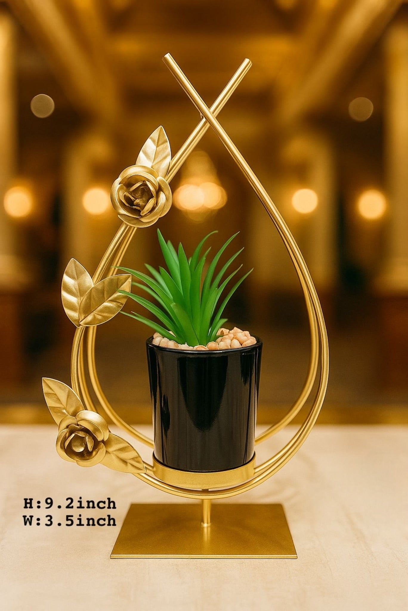 Metal Flower Pot for Home Decoration