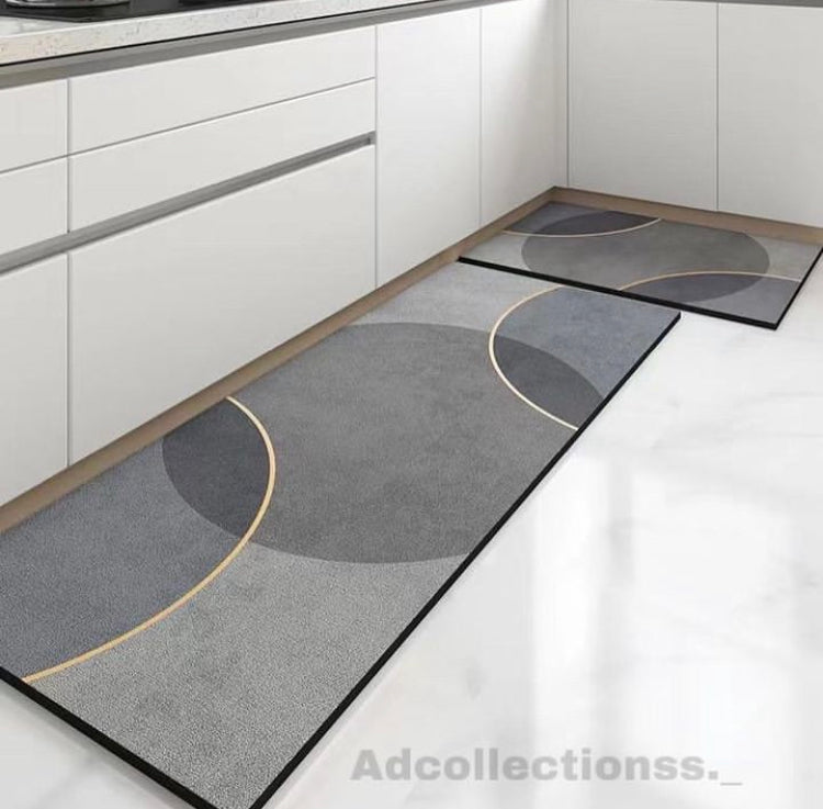 2Pcs Anti Slip Water Absorbent Matt Set