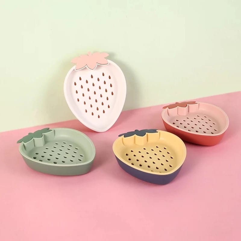 Strawberry Shape Soap Tray