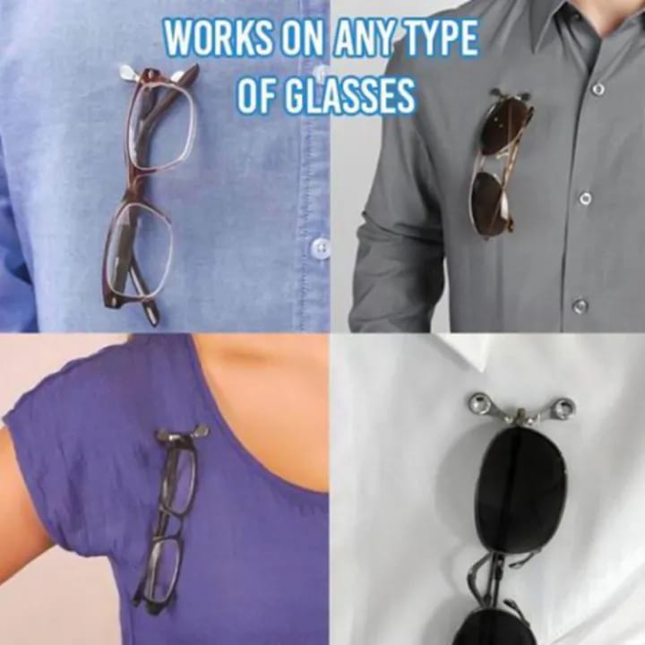 Stainless Steel Magnetic Glasses Multipurpose Holder
