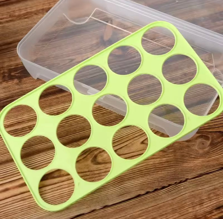 15 Pcs Egg Storage Box Tray with Lid
