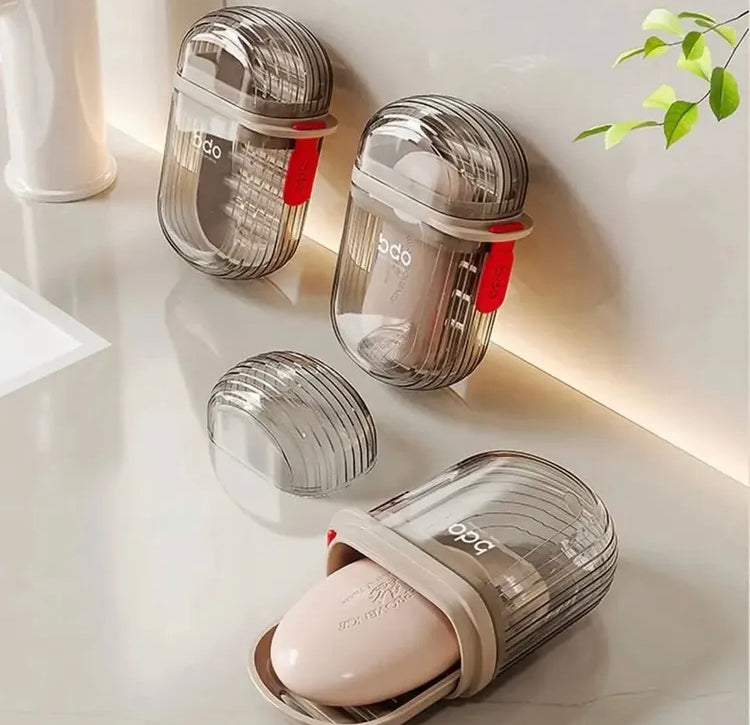 Transparent Portable Sealed Soap Box