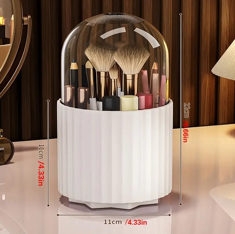 360 Rotating Brushes Holder with Dustproof & Waterproof Design