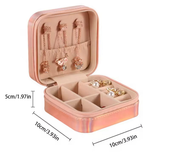 Glossy Shining Leather Jewellery Organizer