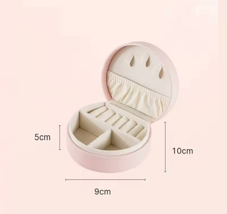 PU Leather Jewellery Case with Button Handle
