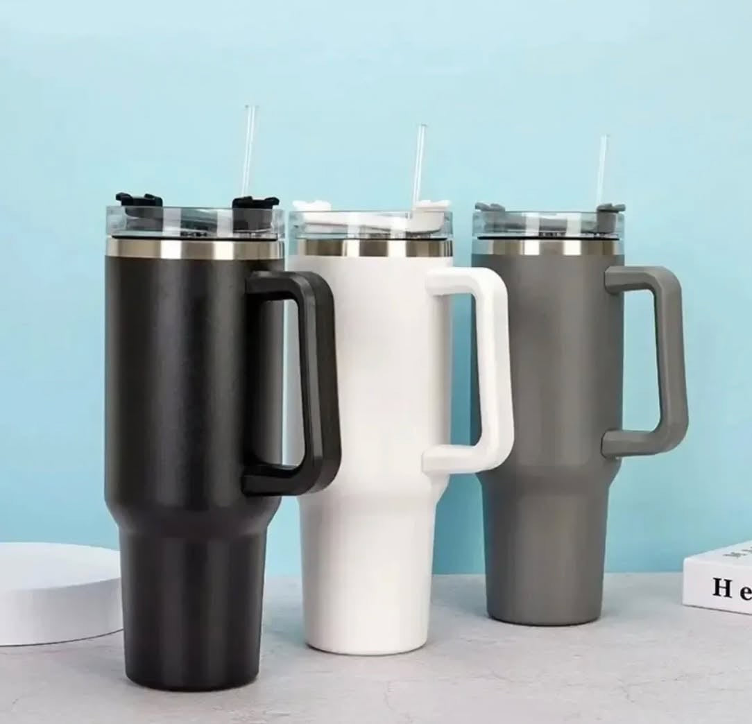 40oz Stainless Steel Vaccum Tumbler Insulated Mug with Straw