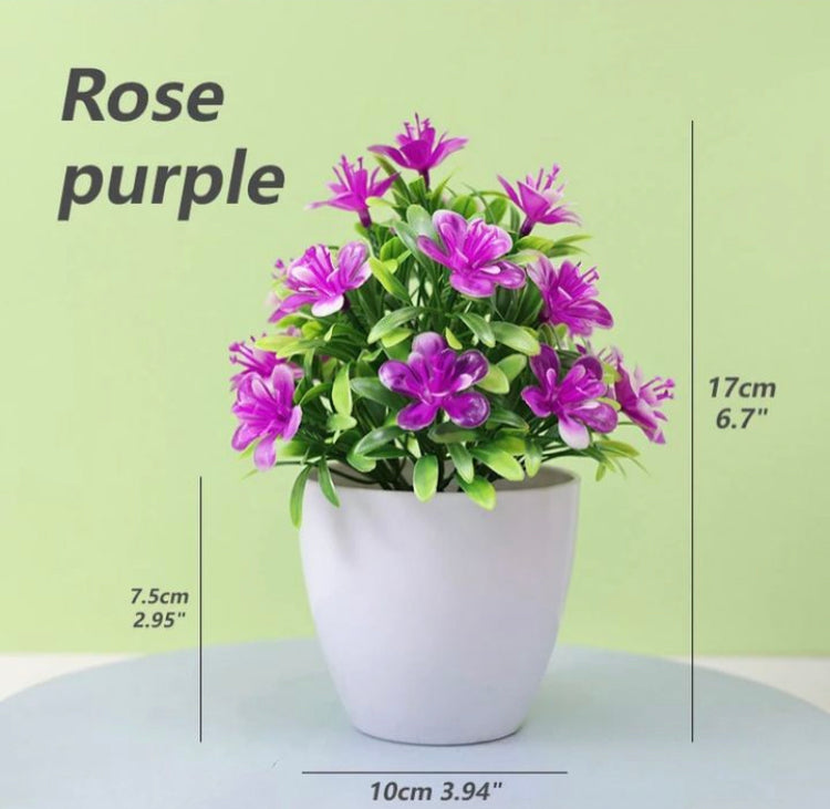 Mini Artificial Flowers Pot