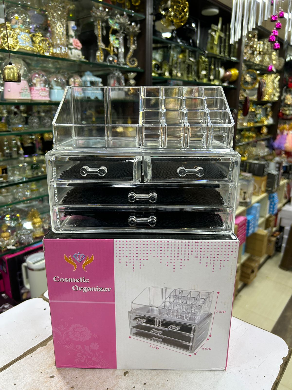 Acrylic 4 Drawers Cosmetics Makeup Organizer