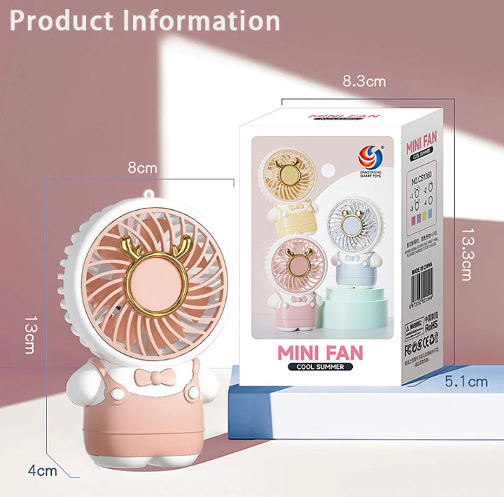 Astronaut Mini Handheld High Air Throw Fan
