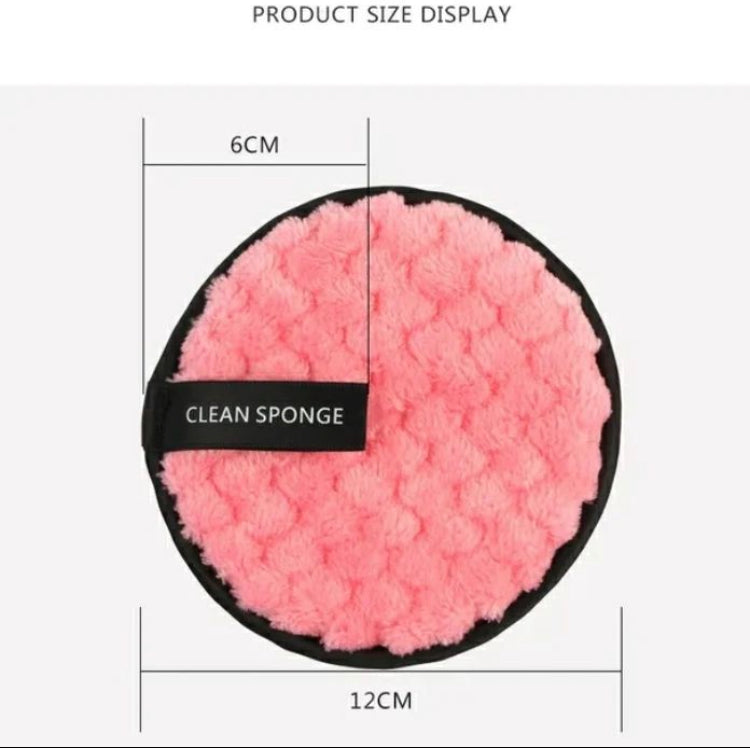 Soft Round Makeup Removing Pad (For All Skin Types)