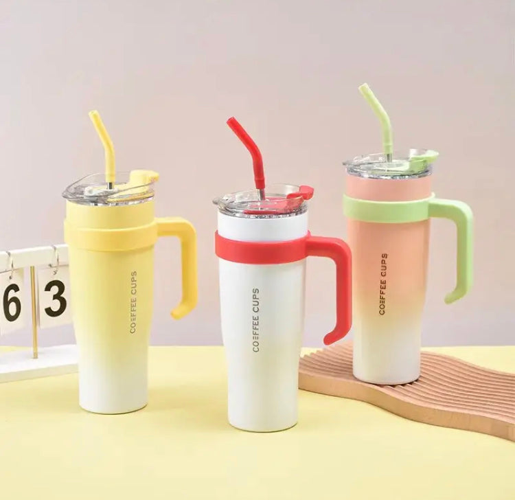 40oz/1200ML Stainless Steel Tumbler Mug with Handle