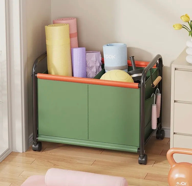 Large Capacity Four Wheels Kids Toy storage Box with Handles