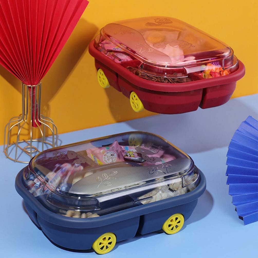 Car Style Multi Grids Candy Box with Lid & Gift Box Packaging
