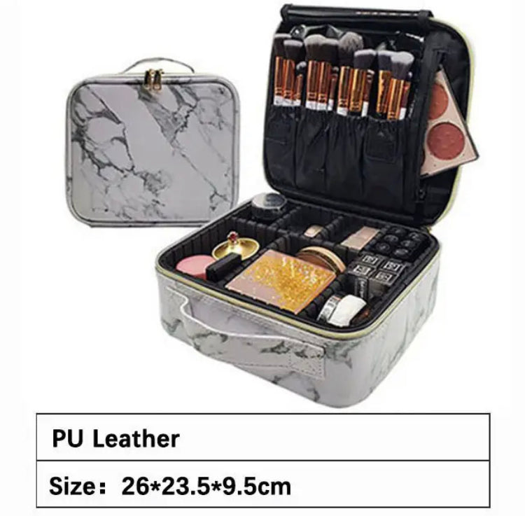 Professional PU Leather Makeup Cosmetics Case