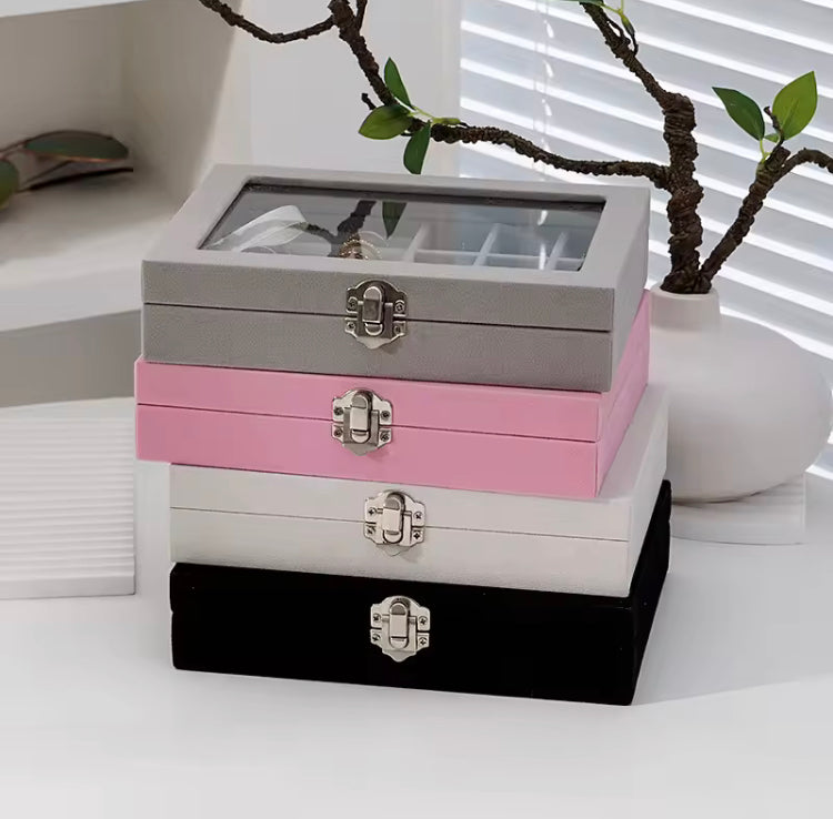Portable Velvet Jewellery Ring Jewellery Display Organizer