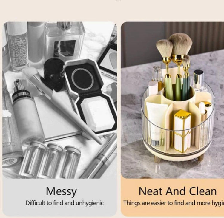 Rotating Cosmetics Brushes Holder