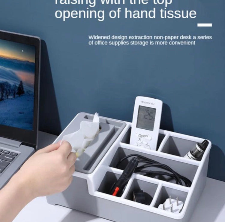 Multifunctional 2 in 1 Tissue + Storage Box