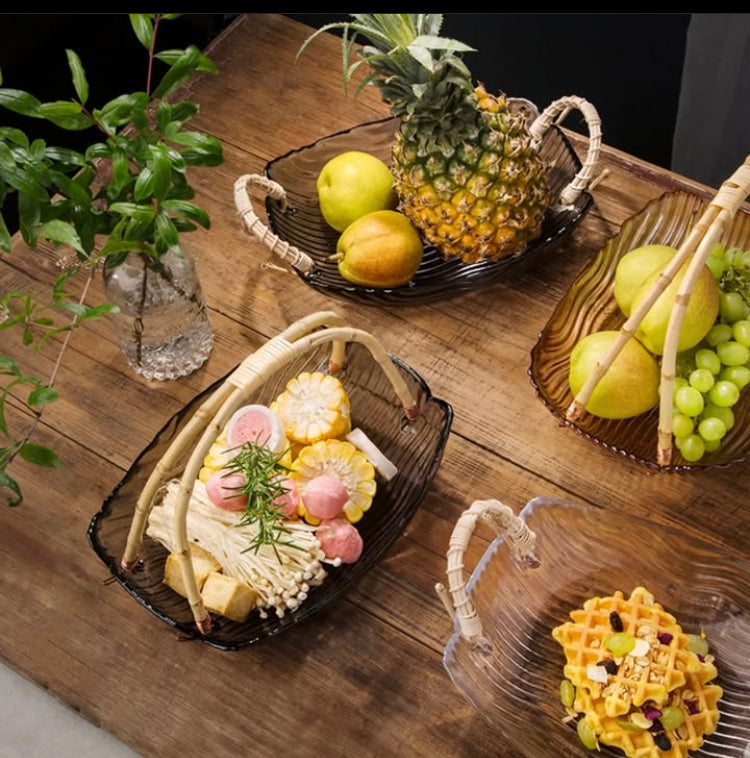 Stylish Acrylic Fruit Serving Tray