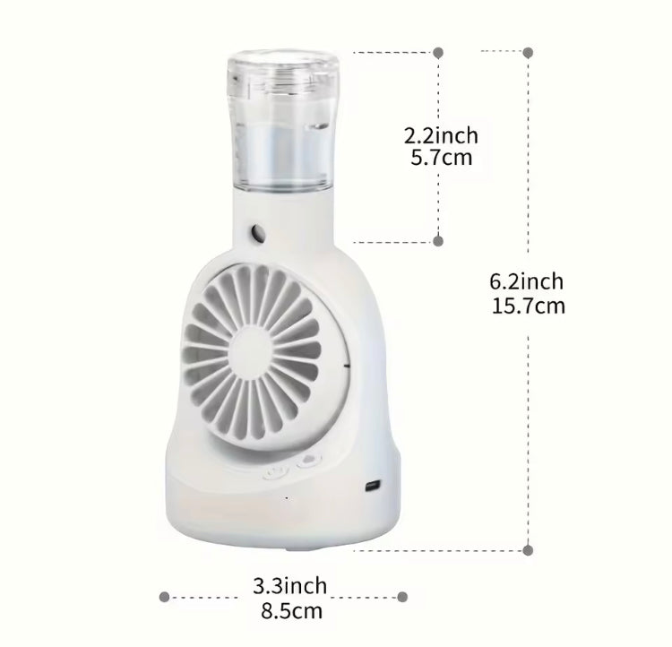 Handheld Mist Spray Fan