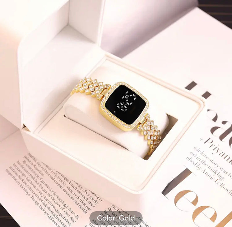 Diamond LED Watch For Women