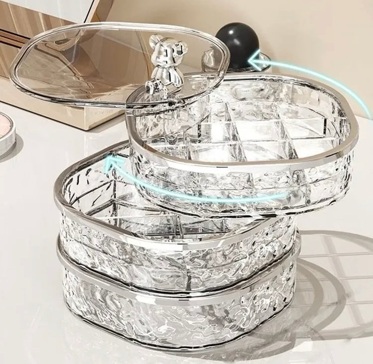 Acrylic Three Layer Jewellery Organizer
