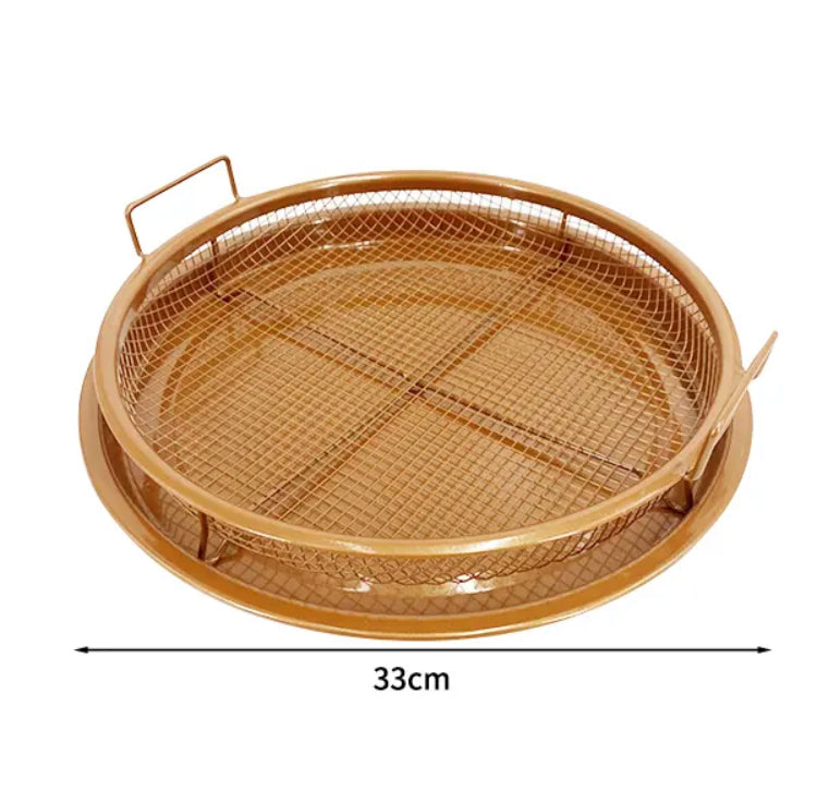 Crisper Round Tray Convenient for Oil Drainage