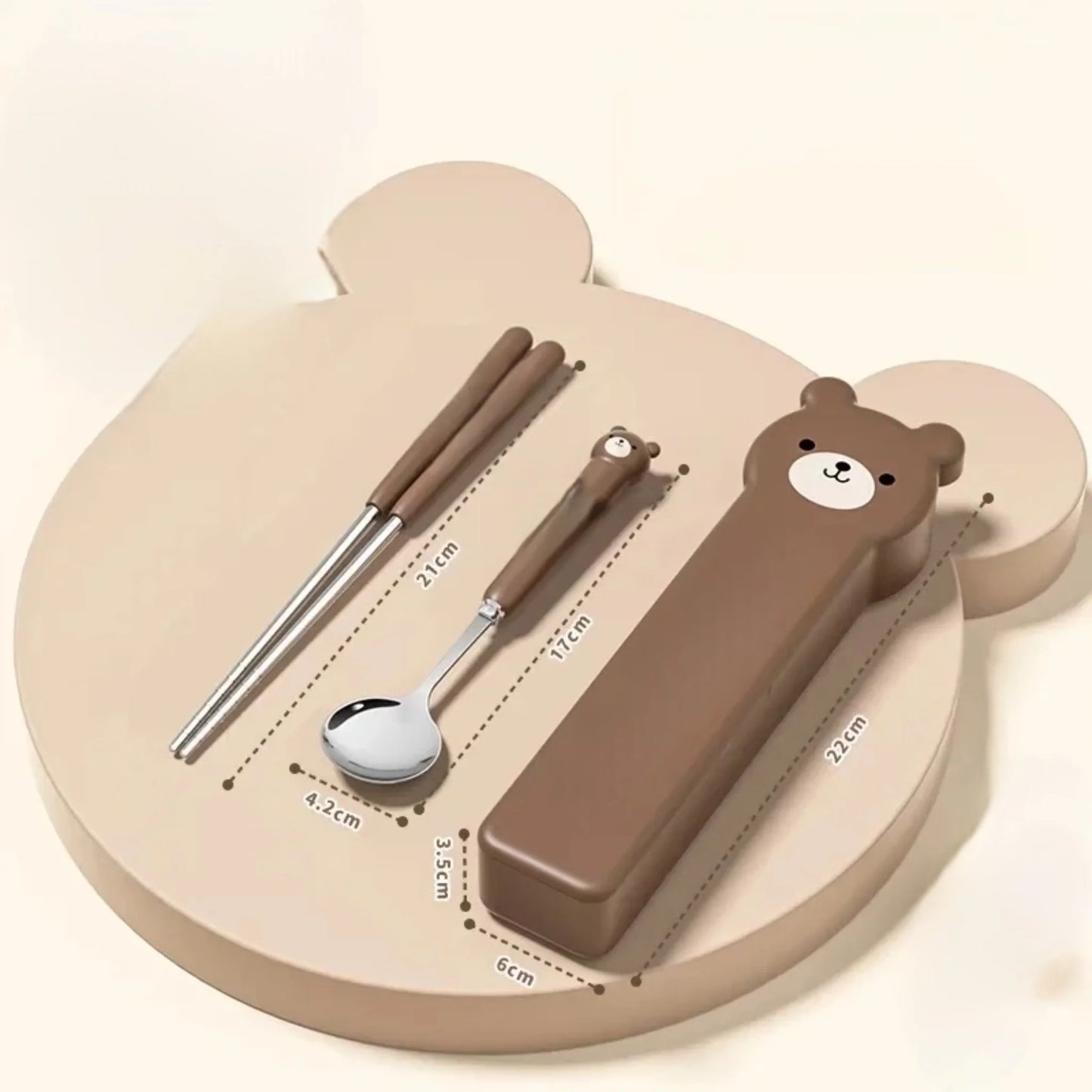 3 Pcs Set of Kids Travel Cutlery Set Best Quality