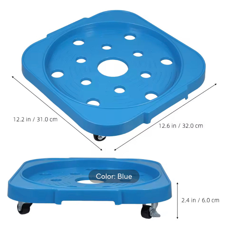 Moveable Base with Wheels for Cylinder, Bottle & Plant Multipurpose