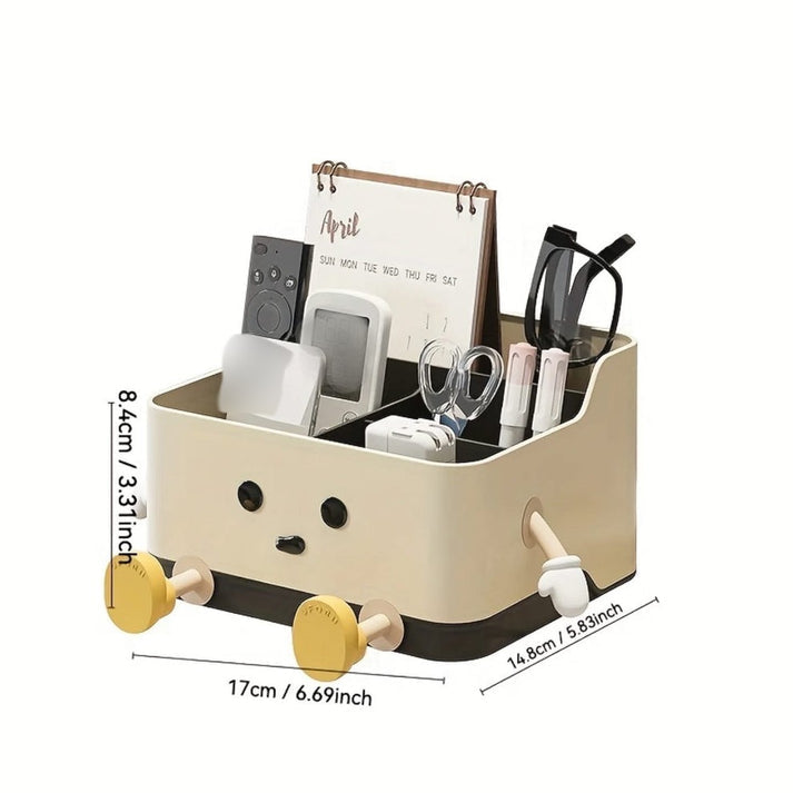 Cute Cartoon Style Desktop Storage Box