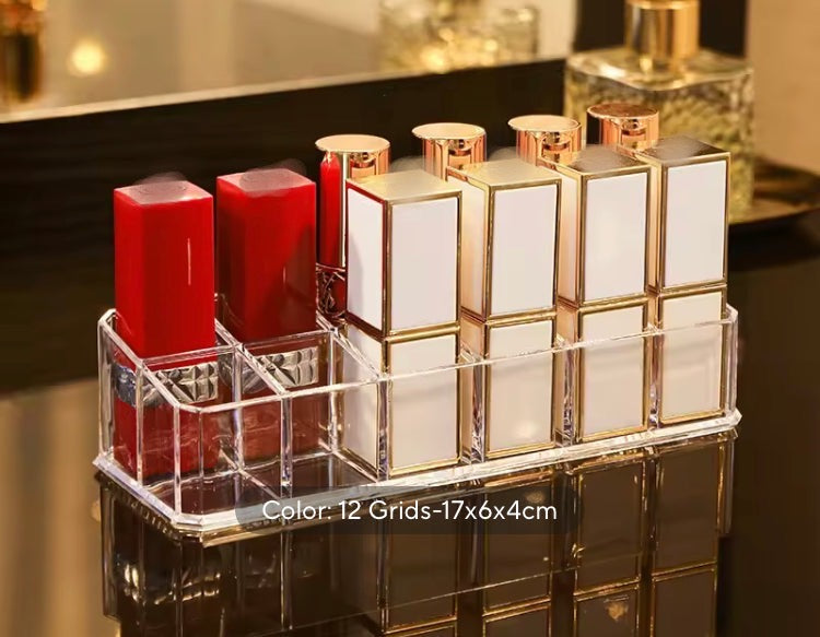 12 Grids High Quality Acrylic Lipstick Organizer