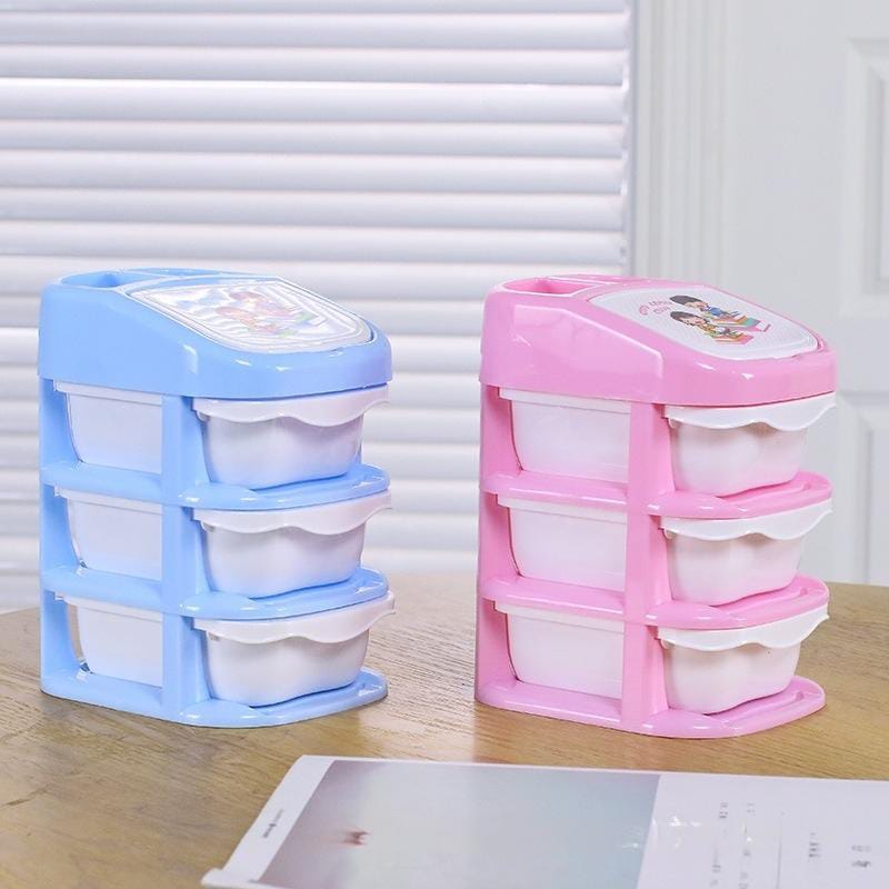 3 Drawer Desktop Multipurpose Storage Boxes