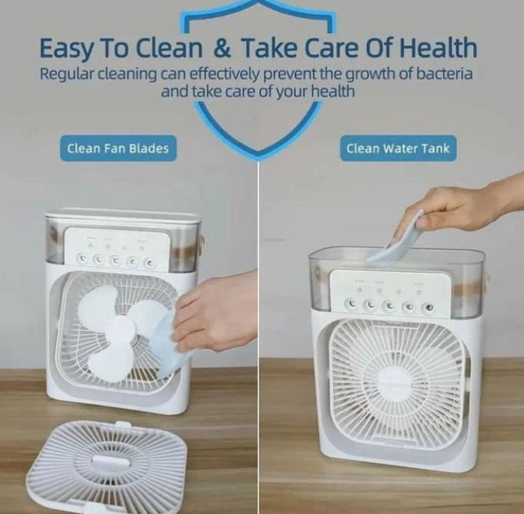 Aqua Breeze Hydro Cooling Portable Air Cooler with Led Lights (Electric Operated)