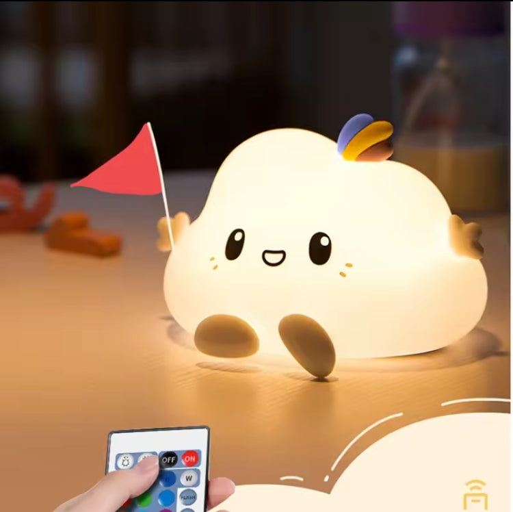 Silicone Cloud LED Lamp with Remote Control