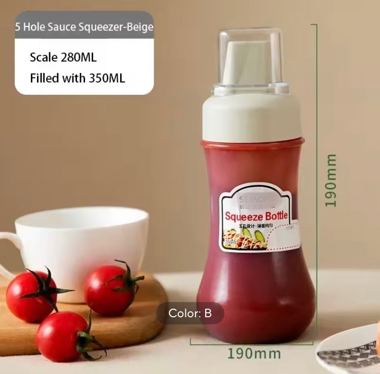 1 Pc Squeezing Sauce Bottle