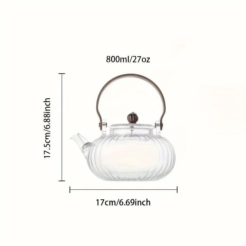 800ml Heat Resistant Glass Teapot