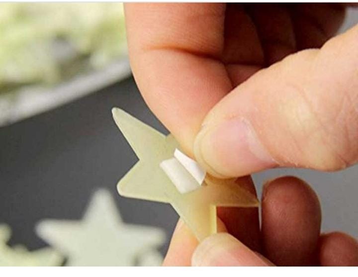 100 Pcs Stick on Glowing Stars in the Dark
