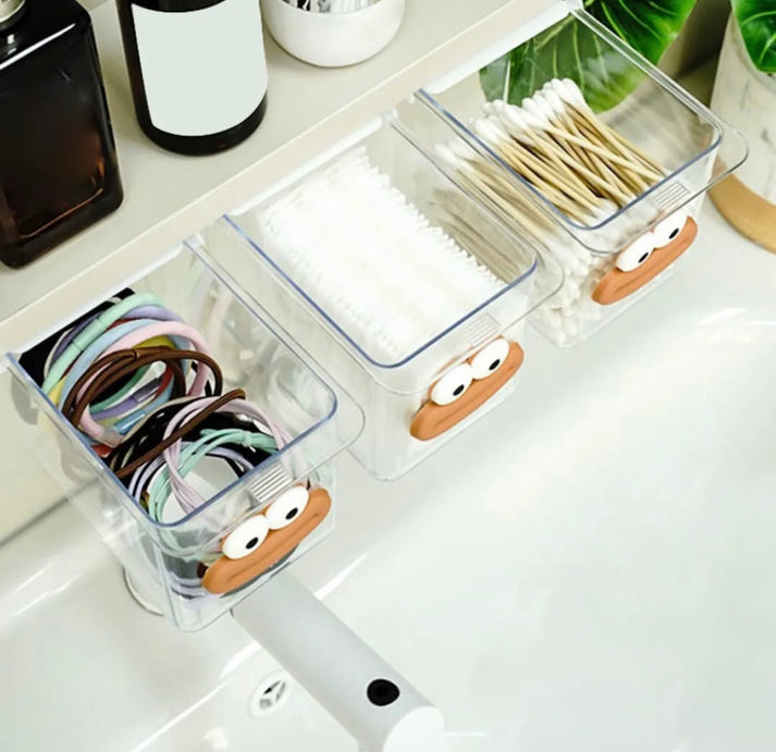 Wall Adhesive Smiley Face Organizer