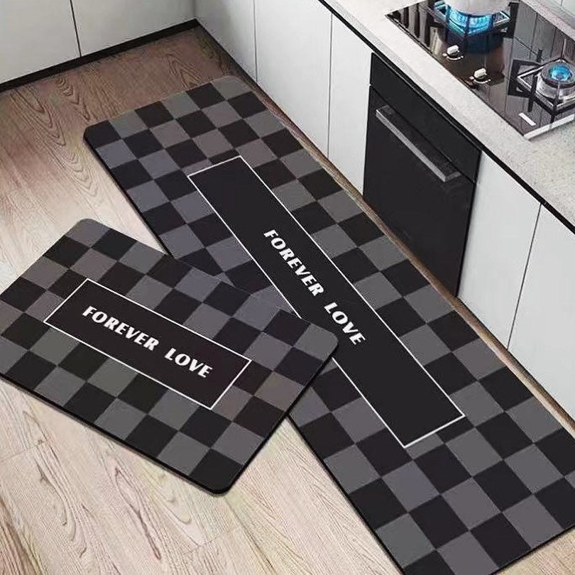 New 2 Pcs Set Non Slip Kitchen Floor Mat Carpet
