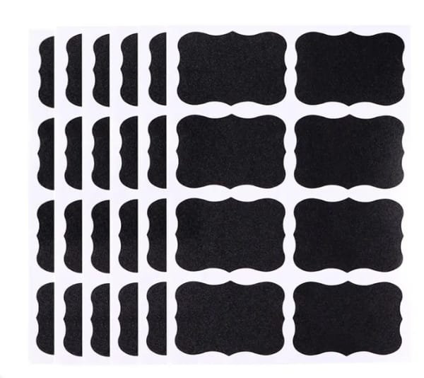 24 Pcs Waterproof Bottles / Jars / Multipurpose Stickers