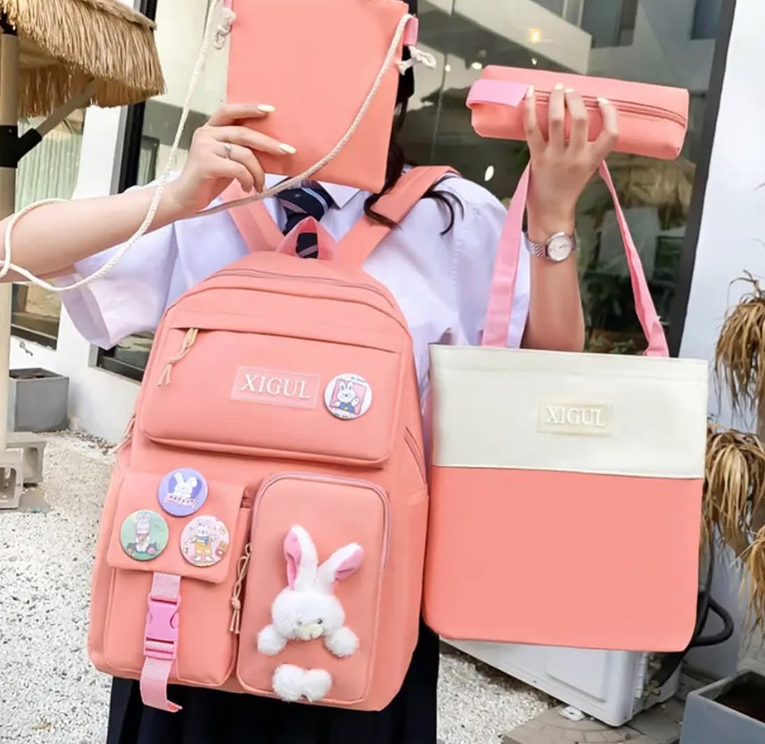 4 Pcs Imported Bag Pack Set