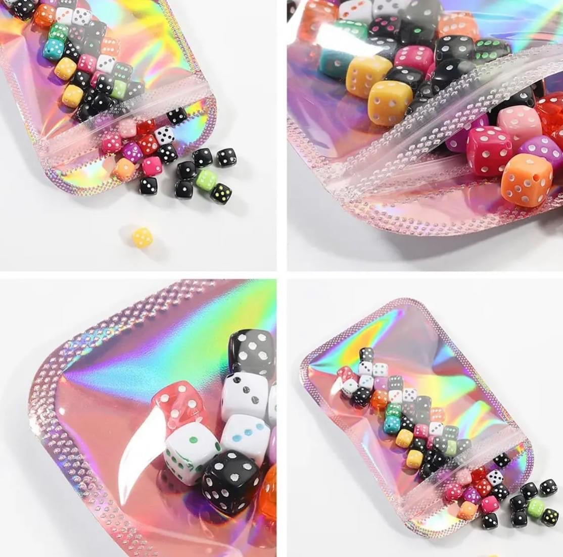 Pink Portable Jewellery Sealing Packaging Bags