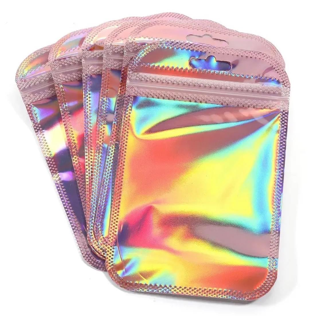Pink Portable Jewellery Sealing Packaging Bags